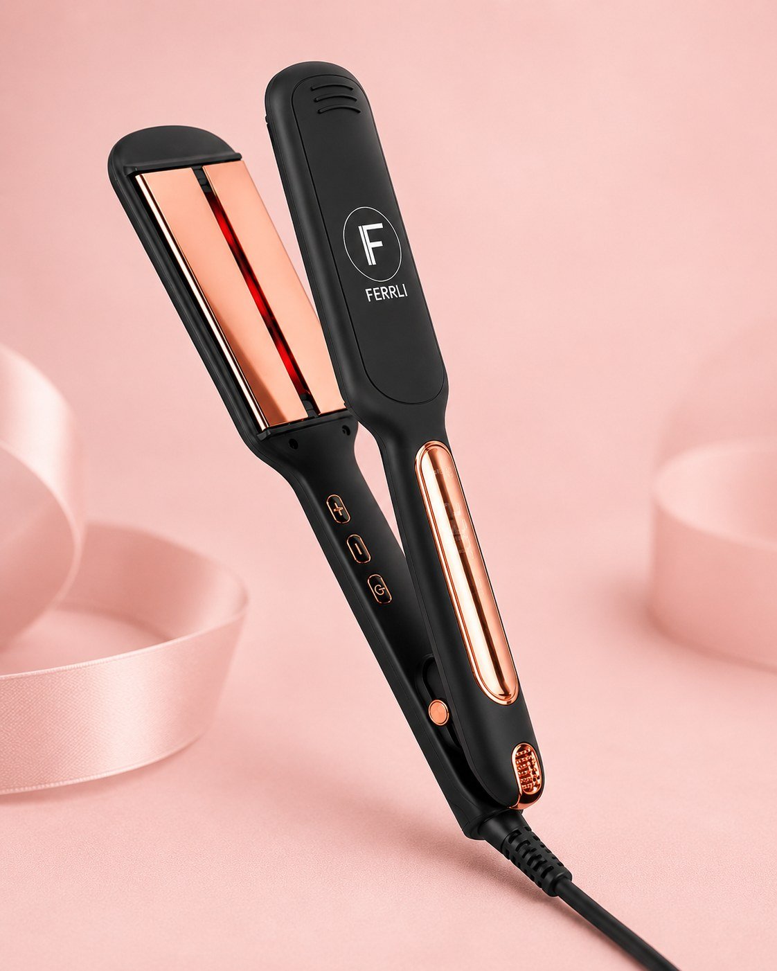 Infrared hair straightener