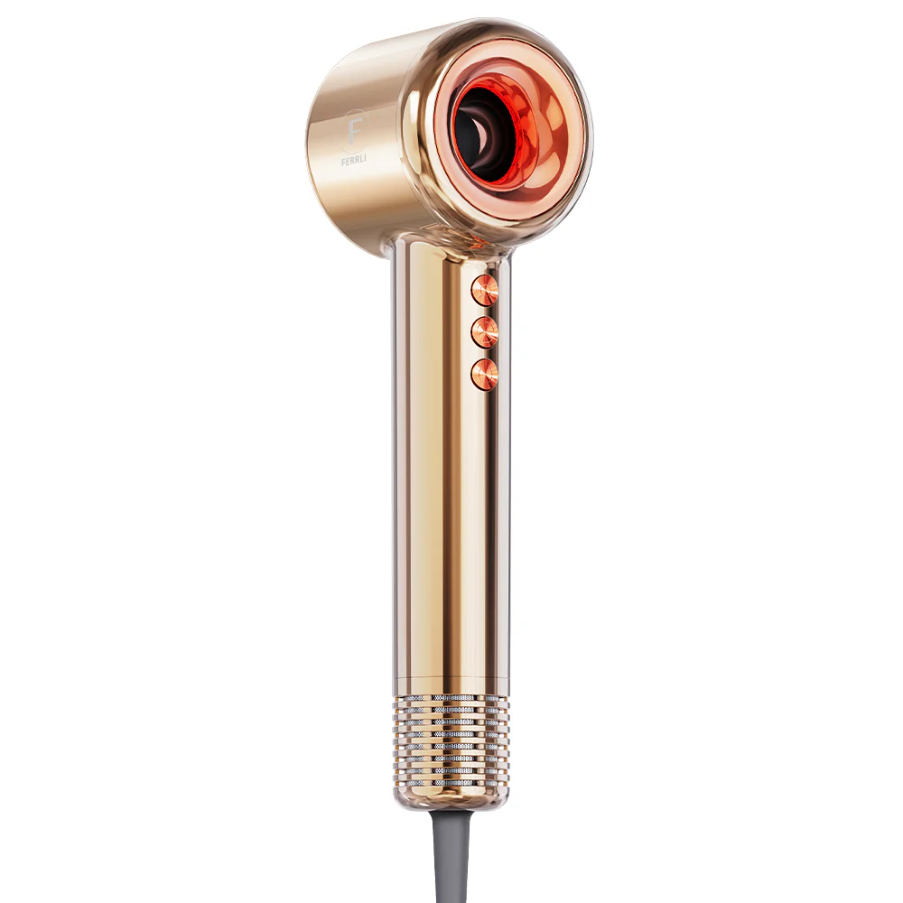 FERRLI IONIC ultra-light and ultra-quiet dryer (gold)